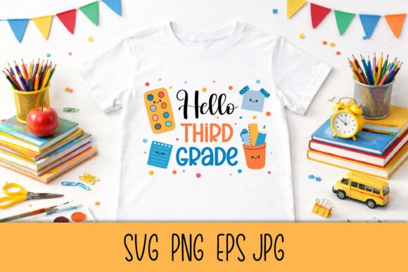 Hello 3rd Grade SVG Graphics