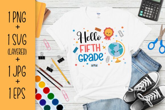 Hello 5th Grade SVG Graphics
