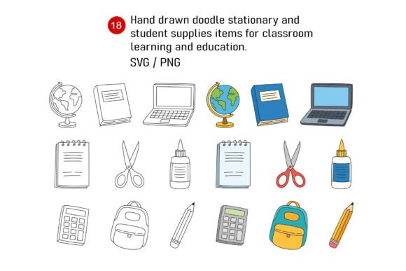 Stationary and Office Supplies Graphics